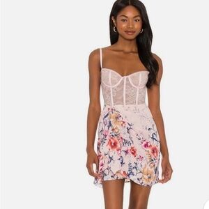 LIKE NEW ! Katie May Pink Floral Mini Dress